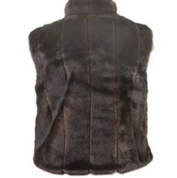 Giacca Sport | Faux Fur Reversible Sport Vest - Picture 5 of 10